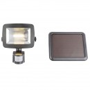 Globo 37201S LED solárne vonkajšie nástenné svietidlo Solar s pohybovým snímačom 1x3W | 500L | 3500K - čierna