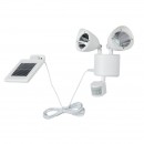 Globo 3723S LED solárne vonkajšie svietidlo s pohybovým čidlom 22x0,06W | 120L | 7500 | IP44 - solárny panel, biela