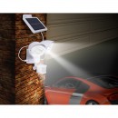 Globo 3723S LED solárne vonkajšie svietidlo s pohybovým čidlom 22x0,06W | 120L | 7500 | IP44 - solárny panel, biela