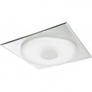 Globo 41334 LED stropné svietidlo Treviso I 1x24W | 2000L | 6000K - stmievateľné, diaľkové ovládanie, fixácia farby, chróm
