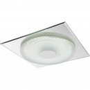 Globo 41334 LED stropné svietidlo Treviso I 1x24W | 2000L | 6000K - stmievateľné, diaľkové ovládanie, fixácia farby, chróm