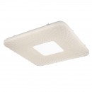 Globo 41343-40 LED stropné svietidlo Findus 1x40W | 150-2300lm | 3000K-6000K - diaľkový ovládač, stmievateľné, fixácia farieb, pamäťová funkcia, trblietavý efekt, biela, opál