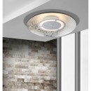 Globo 41901-12 LED stropné svietidlo Matteo 1x12W | 960lm | 3000K - strieborná