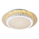 Globo 41908-18 LED stropné svietidlo Tilo 1x18W | 1100L | 3000K - 3 fázové stmievanie, zlatá, biela