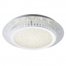Globo 41909-18 LED stropné svietidlo Tilo 1x18W | 1100L | 4000K - 3 fázové stmievanie, strieborná, biela