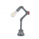 Globo 43001T stolové svietidlo Bayuda 1x60W | E27 - šedá