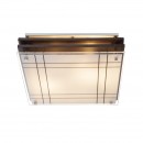 Globo 48089-2 stropné svietidlo Kadavu 2x60W | E27 - drevo, satinované sklo