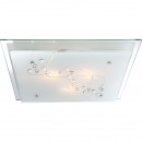 Globo 48092-3 stropné svietidlo Ballerina I 3x60W | E27 - chróm, satinované sklo