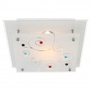 Globo 48140-1 stropné svietidlo Regius 1x40W | E27 - satinované sklo, chróm