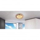 Globo 48247 LED stropné svietidlo Froo 1x12W | 1040lm | 3100K - chróm, satinované sklo, priehľadný krištáľ
