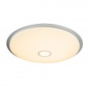 Globo 48379-80 LED stropné svietidlo Rudi 1x80W | 500-5200lm | 3000K-6000K | RGB - diaľkový ovládač, fixácia farieb, stmievateľné, nočné osvetlenie, časovač, pamäťová funkcia, opál, biela