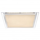 Globo 48380 LED stropné svietidlo Rena 1x30W | 2000L | 3000-6000K | trblietavý efekt, stmievateľné, diaľkové ovládanie, nočné osvetlenie, biela, opál
