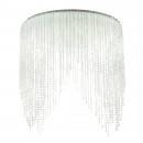 Globo 48387-40 LED prisadené stropné svietidlo Lancel 1x40W, 7,5W | 160-2600lm | 3000K-6000K | RGB - diaľkový ovládač, fixácia farieb, stmievateľné, nočné osvetlenie, kryštály, biela