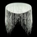 Globo 48387-40 LED prisadené stropné svietidlo Lancel 1x40W, 7,5W | 160-2600lm | 3000K-6000K | RGB - diaľkový ovládač, fixácia farieb, stmievateľné, nočné osvetlenie, kryštály, biela