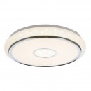 Globo 48389-40 LED stropné svietidlo Dani 1x40W | 3100L | 3000K-6500K - stmievateľné, fixácia farieb, diaľkový ovládač. chróm, biela