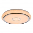 Globo 48389-40 LED stropné svietidlo Dani 1x40W | 3100L | 3000K-6500K - stmievateľné, fixácia farieb, diaľkový ovládač. chróm, biela