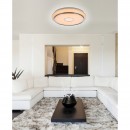 Globo 48389-40 LED stropné svietidlo Dani 1x40W | 3100L | 3000K-6500K - stmievateľné, fixácia farieb, diaľkový ovládač. chróm, biela