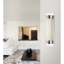Globo 48503-8 LED nástenné svietidlo Nimrod 1x8W | 670lm | 4000K - chróm, priehľadný krištáľ