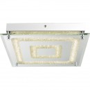 Globo 49229-21 LED stropné svietidlo Cyris 1x21W | 1300lm | 4000K - chróm, priehľadný krištáľ