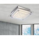 Globo 49311 LED stropné svietidlo Leah 1x17,3W | 1730lm | 4000K - chróm