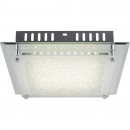 Globo 49357-12 LED stropné svietidlo Aisha 1x12W | 1010lm | 4000K - chróm, satinované sklo