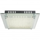 Globo 49357-17 LED stropné svietidlo Aisha 1x17W | 1280lm | 4000K - chróm, satinované sklo