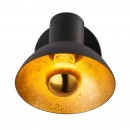 Globo 54001-1 LED nástenné svietidlo Lotte 1x4W | 136L | E14 LED | 2700K - čierna, zlatá