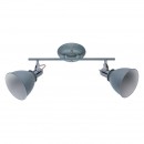 Globo 54646-2 nástenné či stropné prisadené bodové svietidlo Jonas 2x40W | E14 - šedá