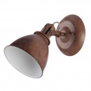 Globo 54647-1 nástenné svietidlo Giorgio 1x40W | E14 - hrdza