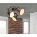 Globo 54647-3 prisadené stropné svietidlo Giorgio 3x40W | E14 - hrdza