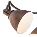 Globo 54647-3 prisadené stropné svietidlo Giorgio 3x40W | E14 - hrdza