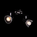 Globo 54815-2 stropné či nástenné svietidlo Fassa 2x40W | E14 - čierna, chróm