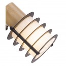Globo 54816-1 nástenné svietidlo Ricci 1x40W | E14 - chróm, drevo, čierna