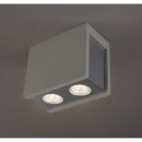 Globo 55010-2D prisadené stropné svietidlo Christine 2x25W | GU10 - biela, chróm
