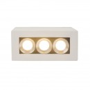 Globo 55010-3A LED prisadené stropné svietidlo Christine 3x6,6W | 440L | 3000K - chróm, biela