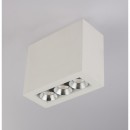 Globo 55010-3A LED prisadené stropné svietidlo Christine 3x6,6W | 440L | 3000K - chróm, biela