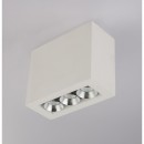Globo 55010-3A LED prisadené stropné svietidlo Christine 3x6,6W | 440L | 3000K - chróm, biela