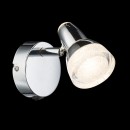 Globo 56134-1 LED nástenné svietidlo Alaska 1x4W | 200l | 3000K - chróm