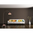 Globo 58227C stojacie svietidlo Newcastle 1x40W | E27 - nastaviteľná výška, meď