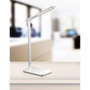 Globo 58297 LED stolové svietidlo Hekla 1x5W | 160L | 3000-6000K - bezdrôtová nabíjačka, USB nabíjací kábel, dotykový stmievač s plynulým stmievaním, biela