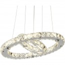 Globo 67037-24AA LED závesné stropné svietidlo Marilyn I 1x24W | 1570lm | 4000K - chróm, kryštál