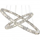 Globo 67038-48A LED závesné stropné svietidlo luster Marilyn I 1x48W | 3200lm | 4000K - chróm, priehľadný krištáľ