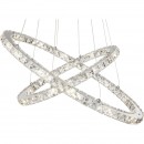 Globo 67038-48A LED závesné stropné svietidlo luster Marilyn I 1x48W | 3200lm | 4000K - chróm, priehľadný krištáľ