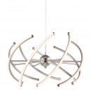 Globo 67823-30H LED závesné stropné svietidlo Wave 1x30W | 2100L | 3000K - opál, matný nikel