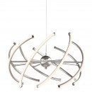 Globo 67823-30H LED závesné stropné svietidlo Wave 1x30W | 2100L | 3000K - opál, matný nikel