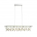 Globo 68404-24H LED závesný luster Chorillo 1x24W | 1700L | 3000-6000K - stmievateľné, chróm, priehľadný krištáľ