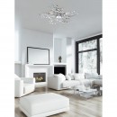 Globo 68546-5 prisadené stropné svietidlo Flash 5x40W | E14 - chróm