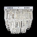 Globo 68594-6A LED stropné svietidlo Cleo 6x3W | 250l | 4000K - priehľadný krištáľ, chróm