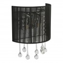 Globo 15095W LED nástenné svietidlo Sierra 2x3W | G9 LED | 318lm | 3000K - čierna