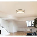 Globo 15185D5 LED stropné svietidlo Paco 1x80W | 4000L | 3000K-6000K - stmievateľné, fixácia farieb, diaľkový ovládač, šedá